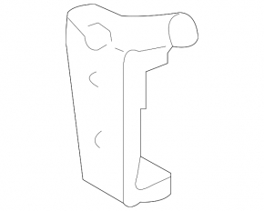 Left rear bumper bracket for Lexus LX 98-07