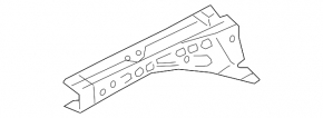 Left wing apron inner panel for Toyota Avalon 19-22
