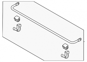Rear stabilizer Hyundai Sonata 20-23