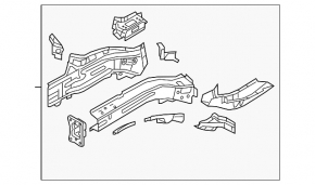 Front right quarter panel for VW Tiguan 18-24