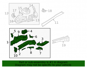 Front right quarter panel for VW Tiguan 18-24, silver