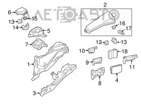 Light junction block Toyota Avalon 13-18