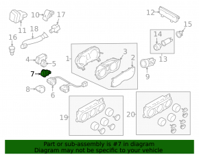 Subaru Forester 14-18 SJ Tailgate Memory Button