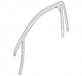 Glass seal front right Chevrolet Impala 14-20