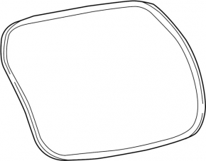 Rubber seal for the trunk door of the Infiniti QX30 17-19