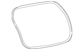Rubber seal for the trunk door of the Infiniti QX30 17-19
