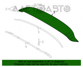 Porsche Macan 15-18 Tailgate Spoiler