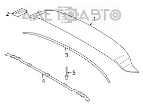 Porsche Macan 15-18 Tailgate Spoiler