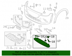Mazda CX-3 16-21 Front Bumper Guard