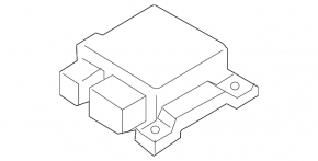 Lincoln MKZ 13-16 SRS airbag computer module