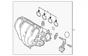 Intake manifold Mazda6 09-13 2.5
