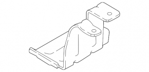 Oil cooler bracket, automatic transmission Land Rover Range Rover Velar 18-23 2.0T, 3.0T, 5.0T