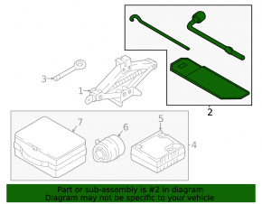 Kia Sportage 23-26mm lug wrench with jack handle