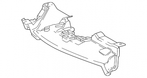 Upper radiator deflector Toyota C-HR 20-23 2.0, Turkey built
