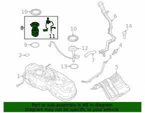 Nissan Rogue 22-24 1.5T AWD Fuel Pump (Us Built)