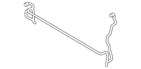 Cooling system hose BMW 5 F10 11-16 3.0T