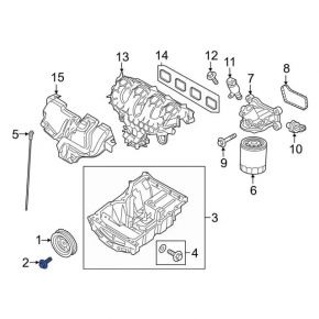 Ford Explorer Crankshaft Pulley Bolt 20-