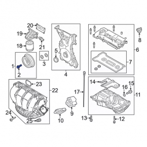 Ford Explorer Crankshaft Pulley Bolt 20-