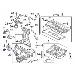 Ford Explorer Crankshaft Pulley Bolt 20-