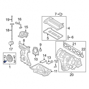 Ford Explorer Crankshaft Pulley Bolt 20-