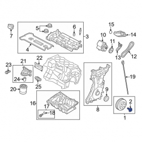 Ford Explorer Crankshaft Pulley Bolt 20-