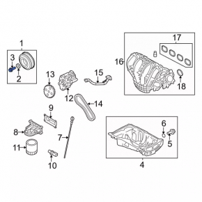 Ford Explorer Crankshaft Pulley Bolt 20-
