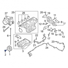 Ford Explorer Crankshaft Pulley Bolt 20-