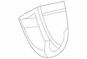 Interior mirror cover for VW Jetta 19-23, 1 piece, for rain sensor