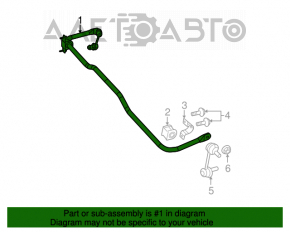 Rear stabilizer Chrysler 200 11-14 19.5
