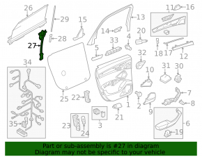 Audi A8 10-18 rear window curtain mechanism with motor