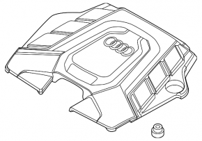Upper air filter housing cover Audi SQ7 20-25 4.0