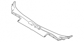 Windscreen wiper grille plastic BMW X3 F25 11-17 gutter
