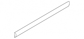 Door trim lower rear left VW Passat b8 16-19 USA chrome