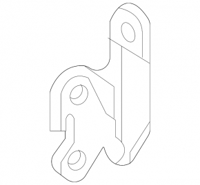 Lower front left door hinge for Lexus UX200 UX250h 19-26