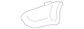 Lexus ES300h ES350 13-18 beige inner door handle cap