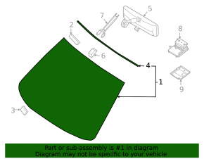 Windshield Nissan Sentra 20-24