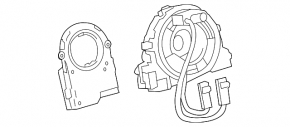 Toyota Avalon 13-18 steering wheel cable