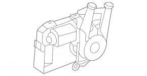 Rear left door actuator for Toyota Sienna 21-22