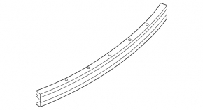 Rear Bumper Reinforcement Nissan Rogue 21-24