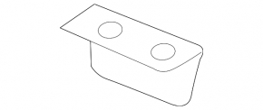 Rear left sill mudguard Hyundai Kona 18-23
