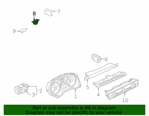 Audi A3 8V 15-20 Light Sensor Black
