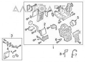 Nissan Versa Note 13-19 Air Conditioner Heater Valve