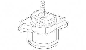 Right engine mount for Porsche Panamera 14-16 3.0, 3.6