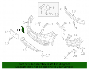Mercedes Metris W447 16-23 front bumper tow hook cap black