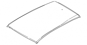 Metal roof for Nissan Kicks 18-24 SR, SV, for roof rails