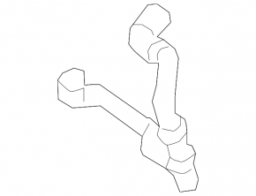 Lower right cooling hose BMW F30 16-18 PHEV