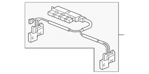 Wiring for high voltage battery Honda Accord 16-17 hybrid