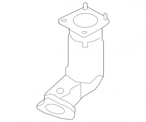 Catalytic converter rear Nissan Murano z52 15-22 broken stud