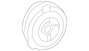 Speaker tweeter front left Mercedes CLA 14-19 broken mount