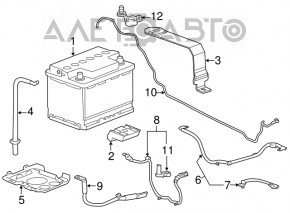 Negative terminal of Chevrolet Volt 11-15